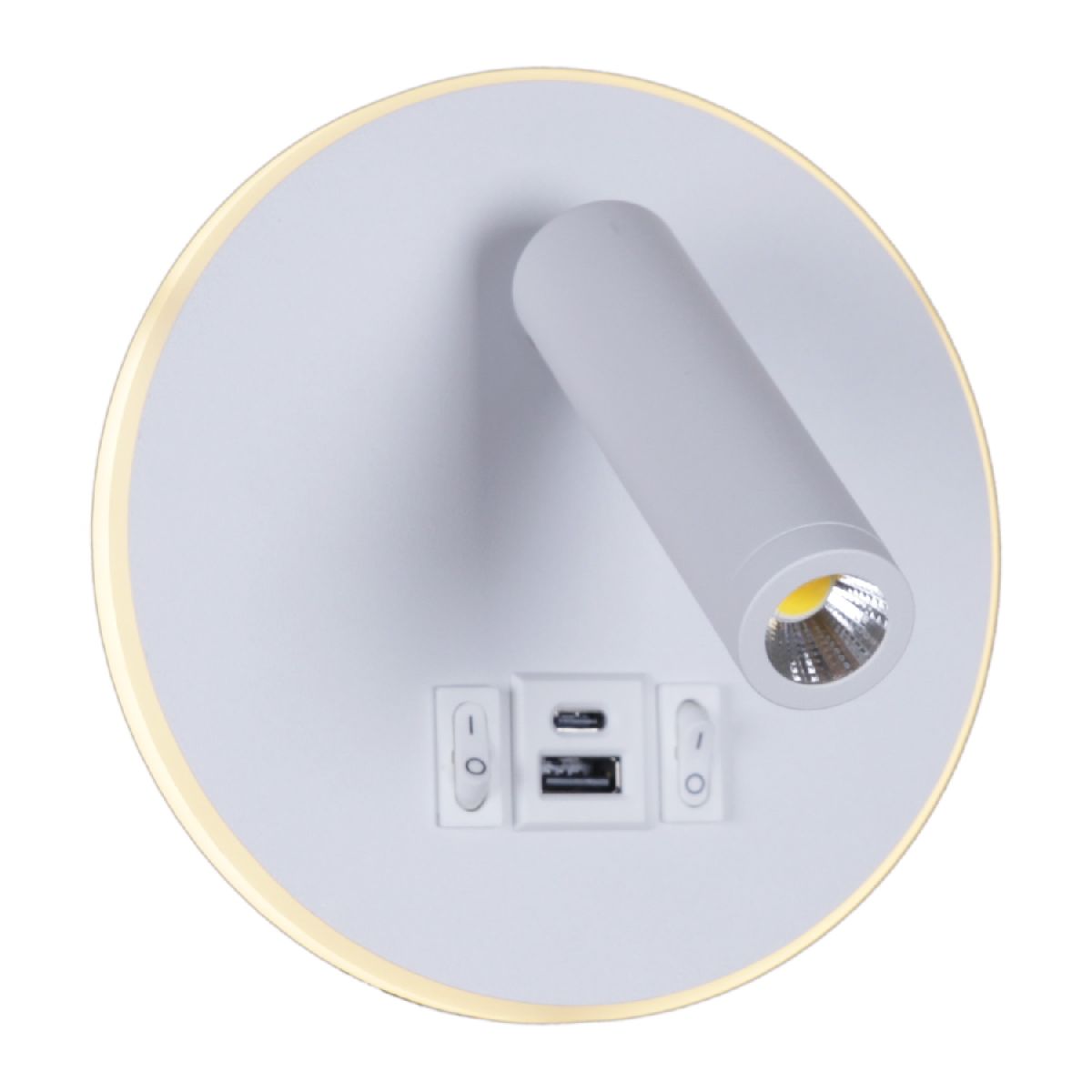 спот reluce 86203-9.2-001kt led12w+usb wt