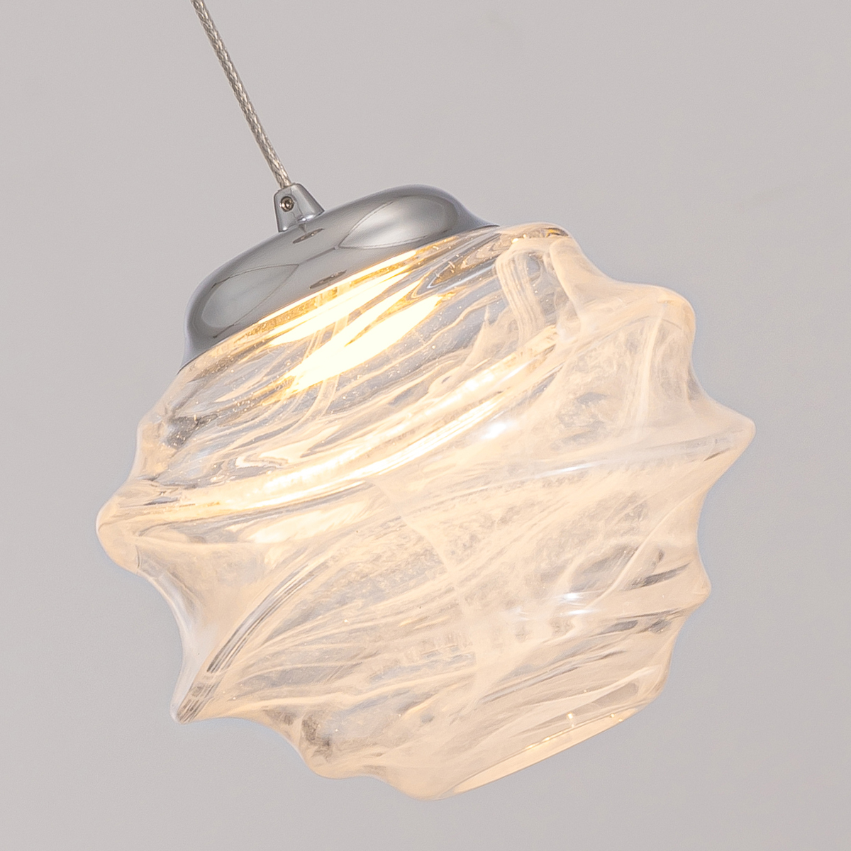 подвесной светильник delight collection md25030003-1a chrome/clear