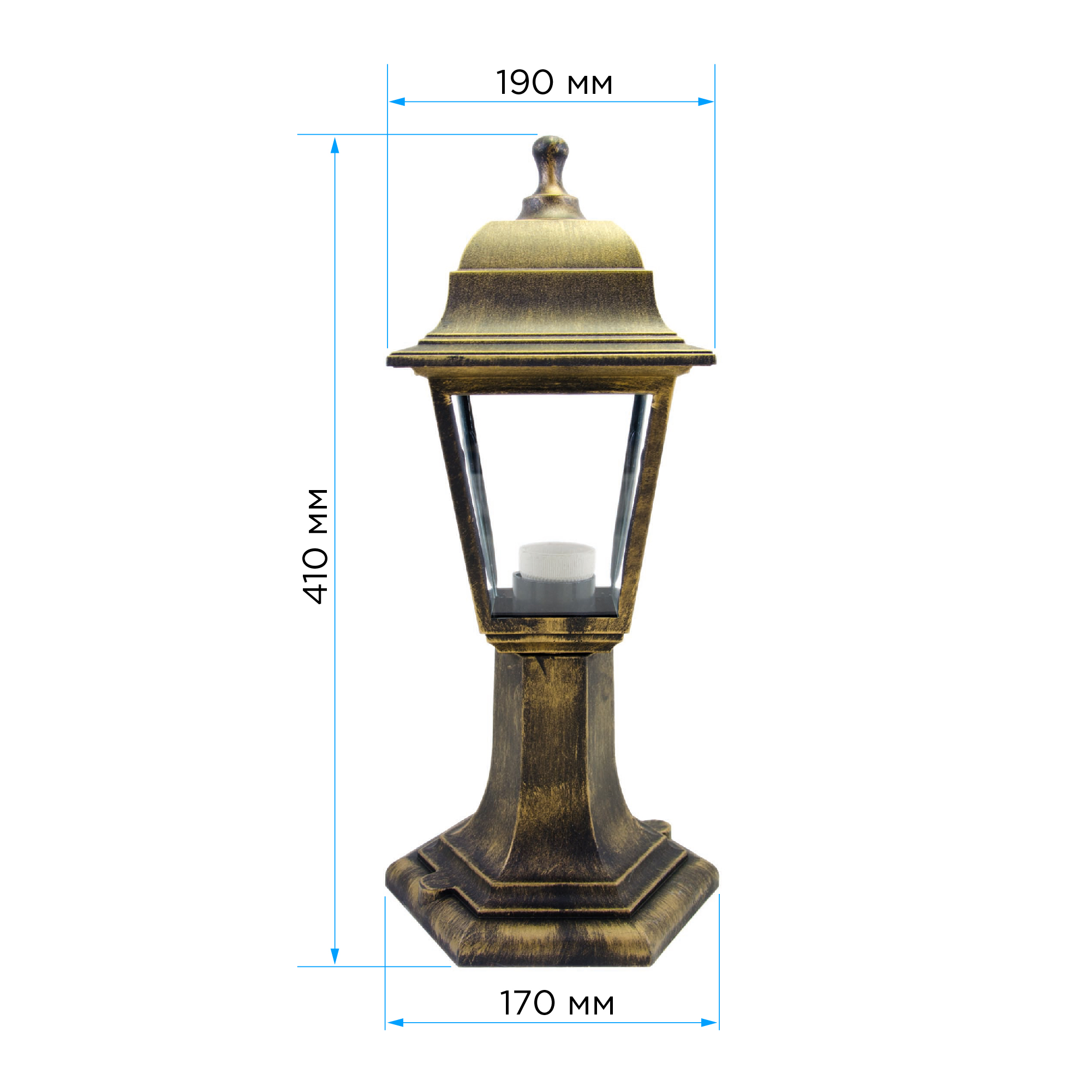 уличный светильник apeyron оскар 11-12бр