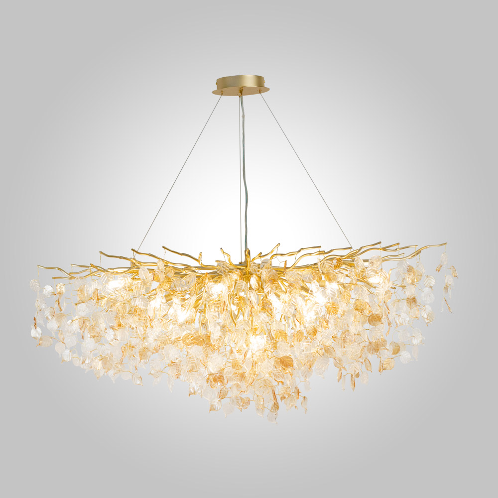подвесная люстра am group forest dl1200 gold