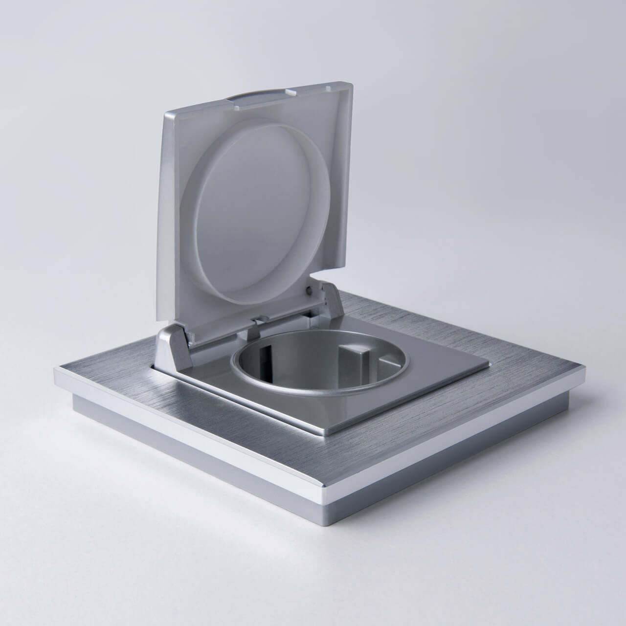 рамка на 1 пост werkel aluminium алюминий w0011706 4690389157974