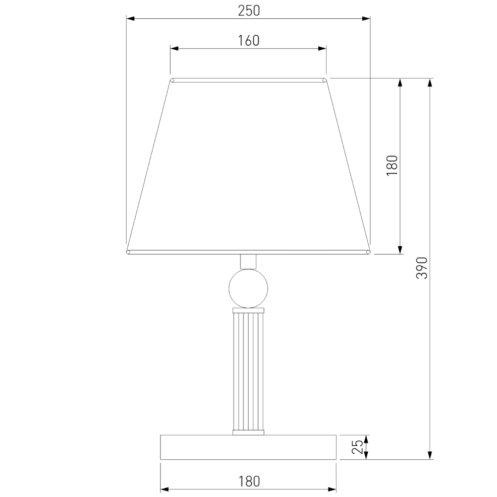 настольная лампа eurosvet conso 01145/1 хром a061957