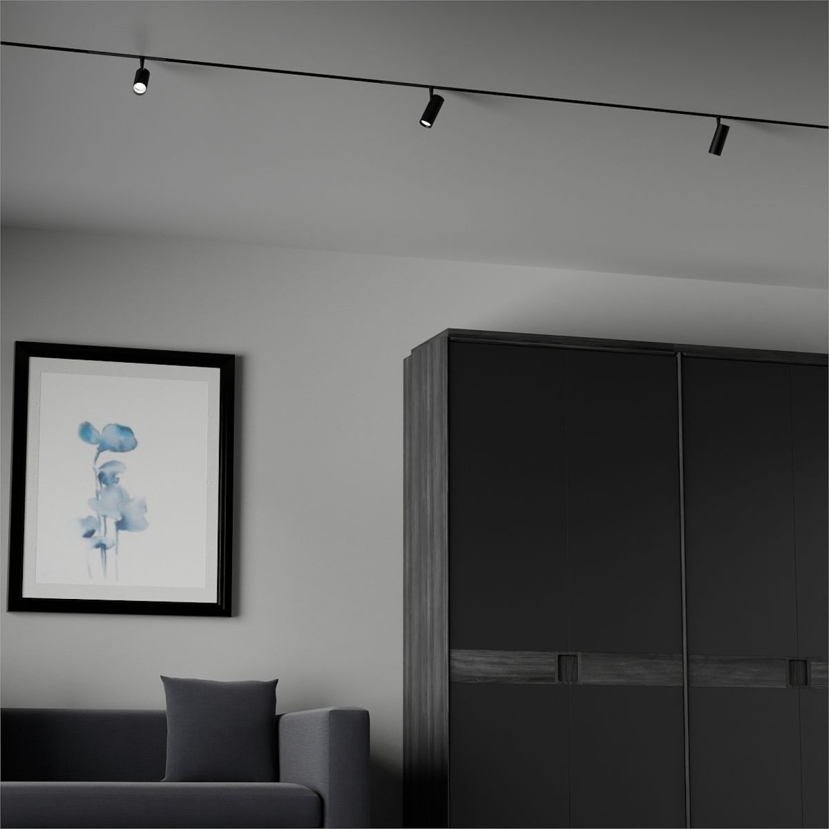 трековый магнитный светильник lightera startrek 220 le168trs-10b3k