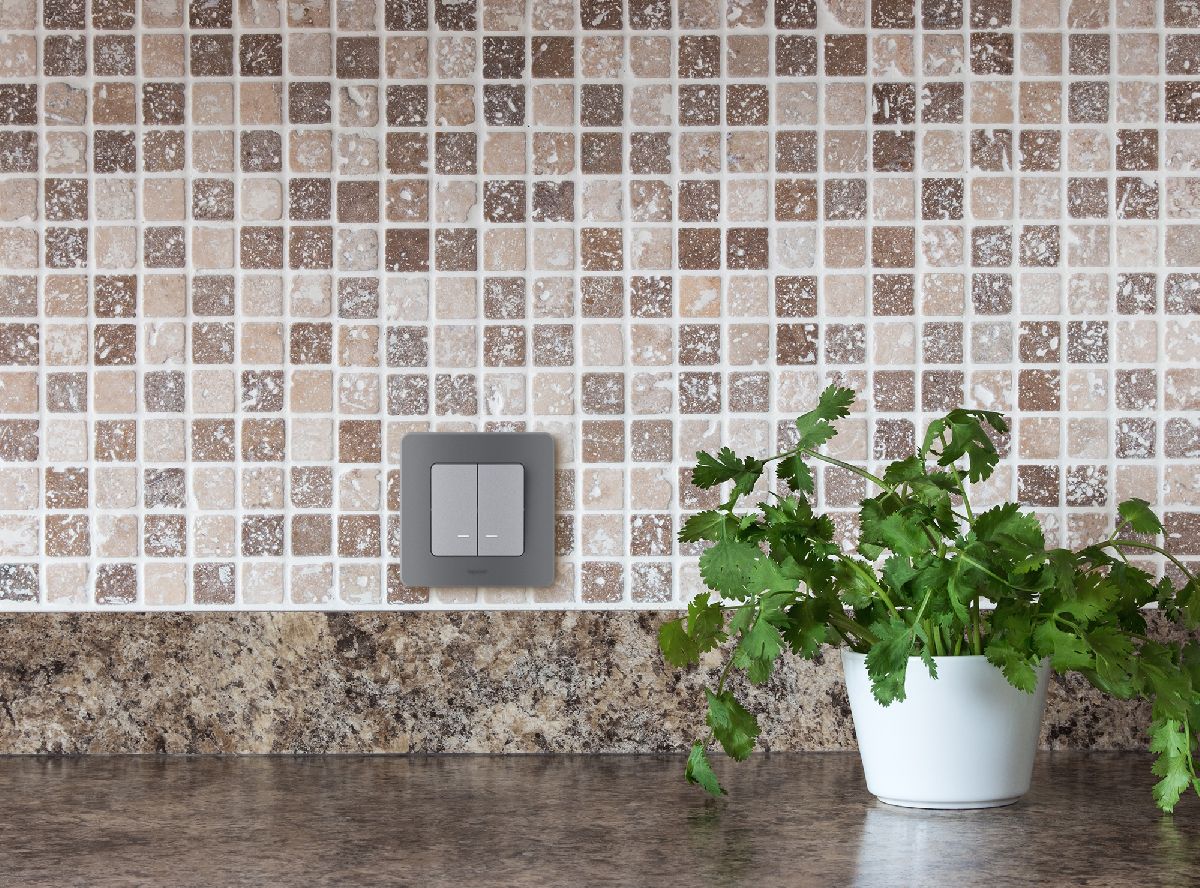 выключатель двухклавишный с подсветкой/индикацией legrand inspiria 673632