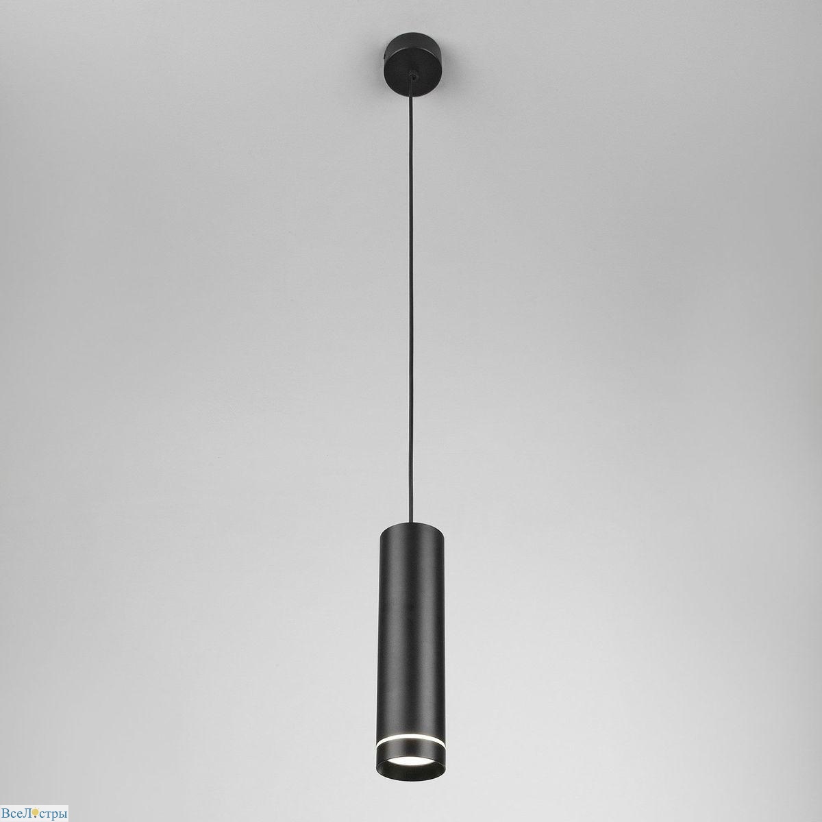 уличный подвесной светодиодный светильник elektrostandard dlr023 35084/h черный a061364
