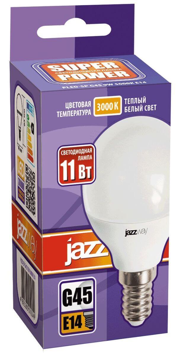 лампа светодиодная jazzway e14 11w 4000k матовая 5019270