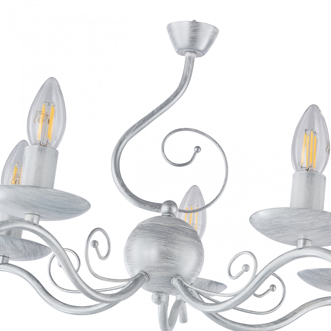 подвесная люстра arte milano amalfi 339934/5 wt+sl