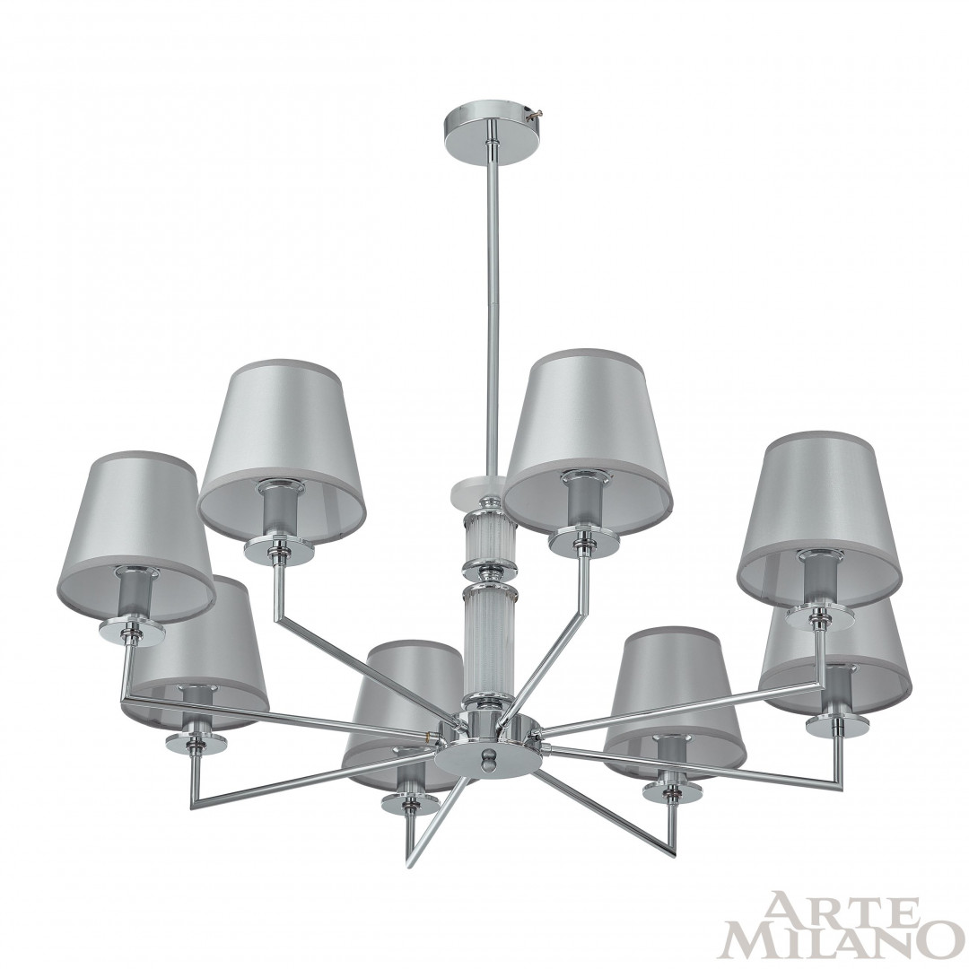 люстра на штанге arte milano 344401/8 cr