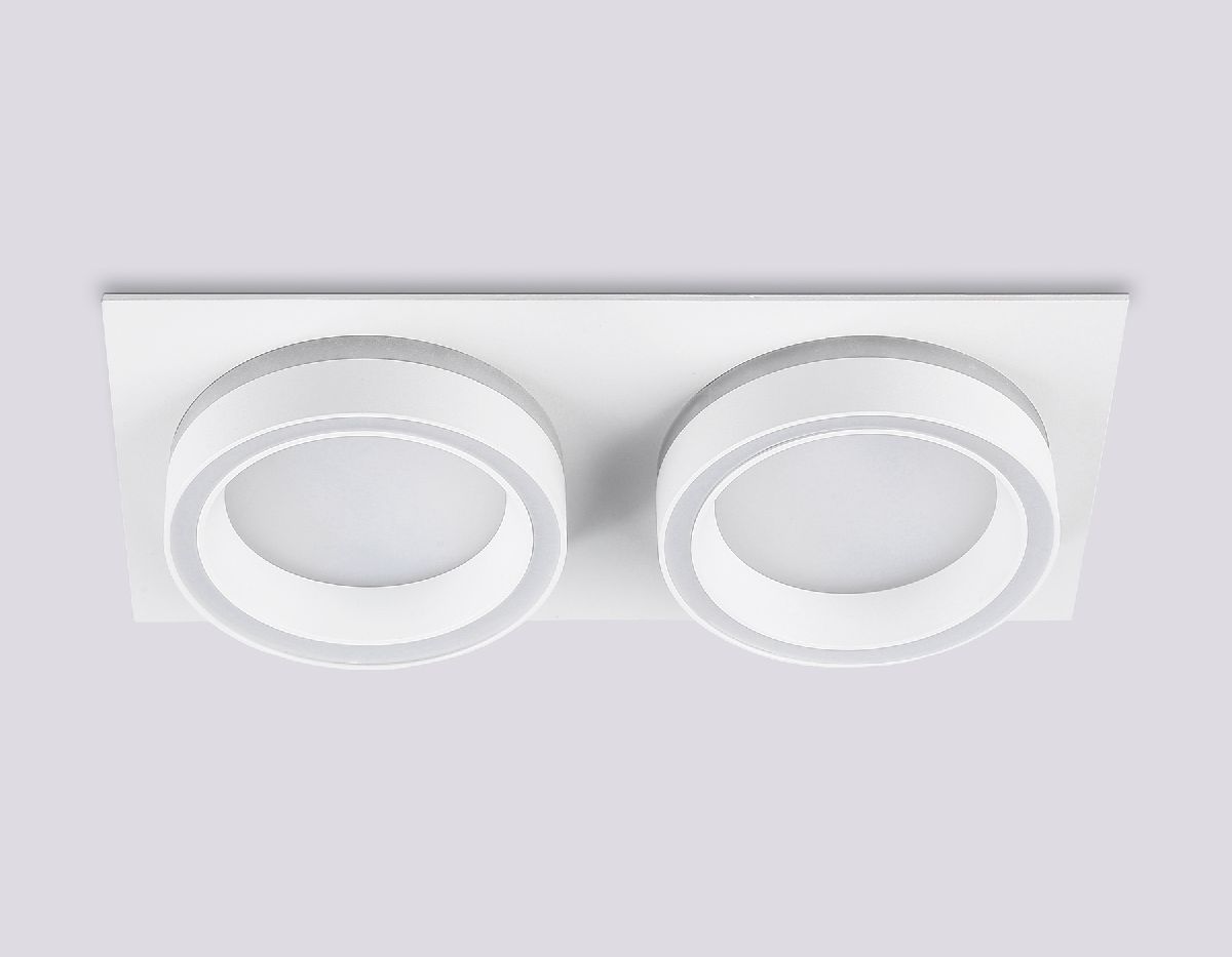 встраиваемый светильник ambrella light gx53 acrylic tech techno spot tn52423