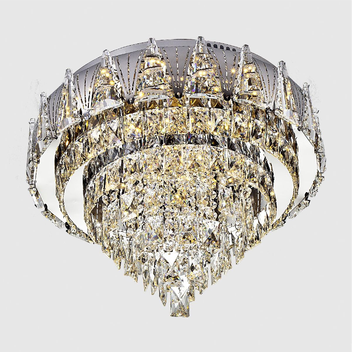 потолочная люстра led4u l9437-500 cr с уд