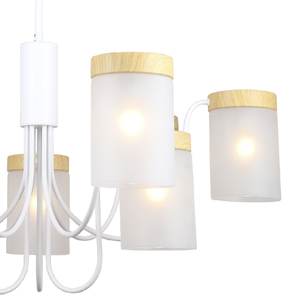 люстра на штанге escada harmony 1172/9p white
