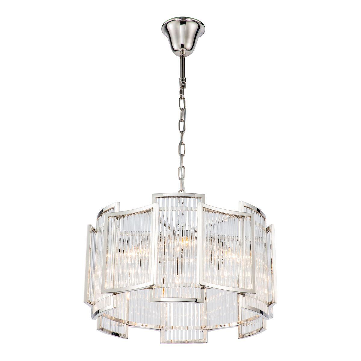 подвесная люстра ilamp tribeca md0276-6c nickel