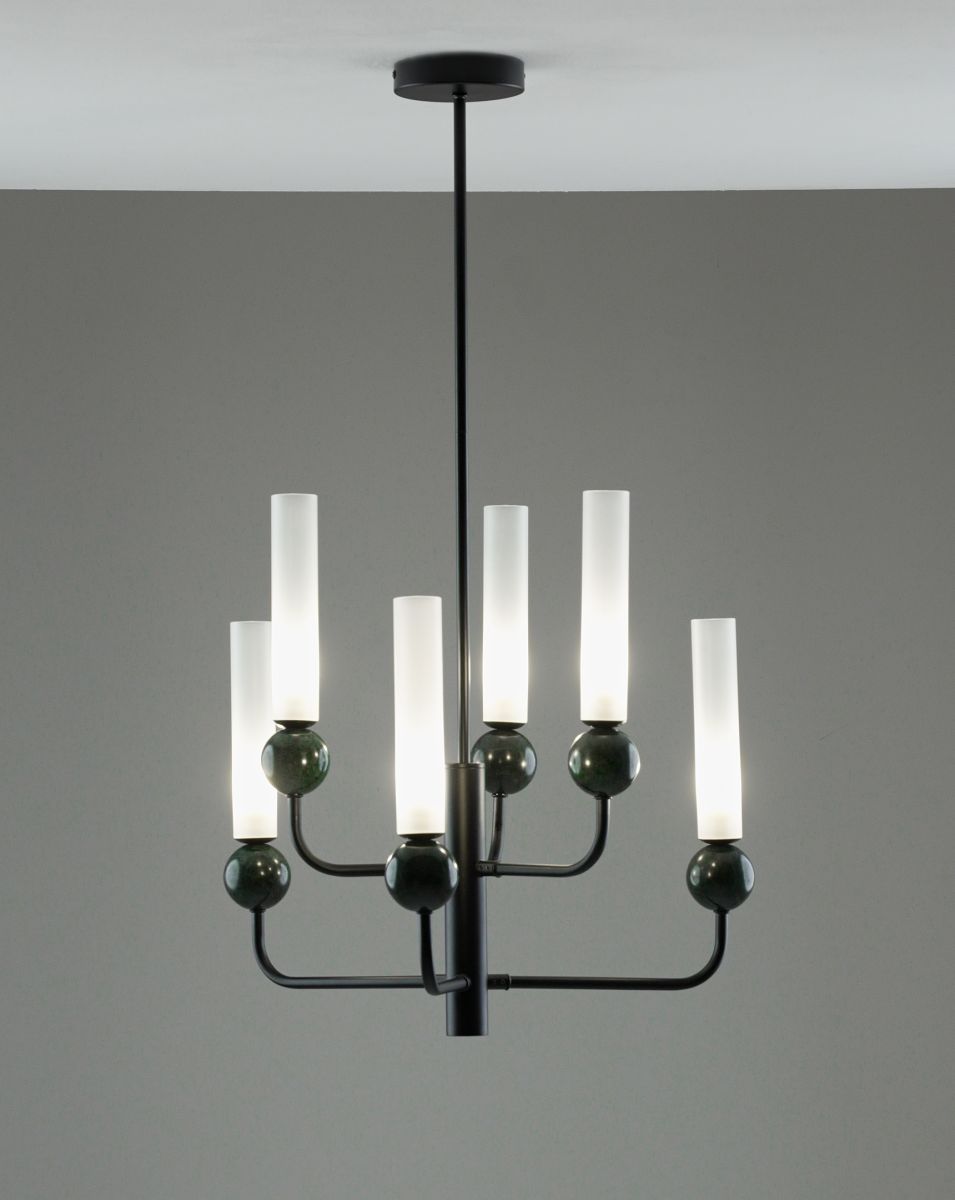 люстра на штанге moderli illis v11792-6p