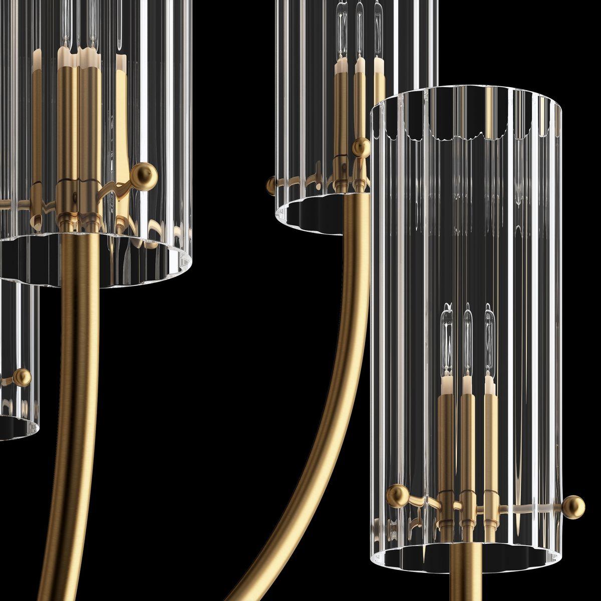 подвесная люстра maytoni arco mod223pl-08bs