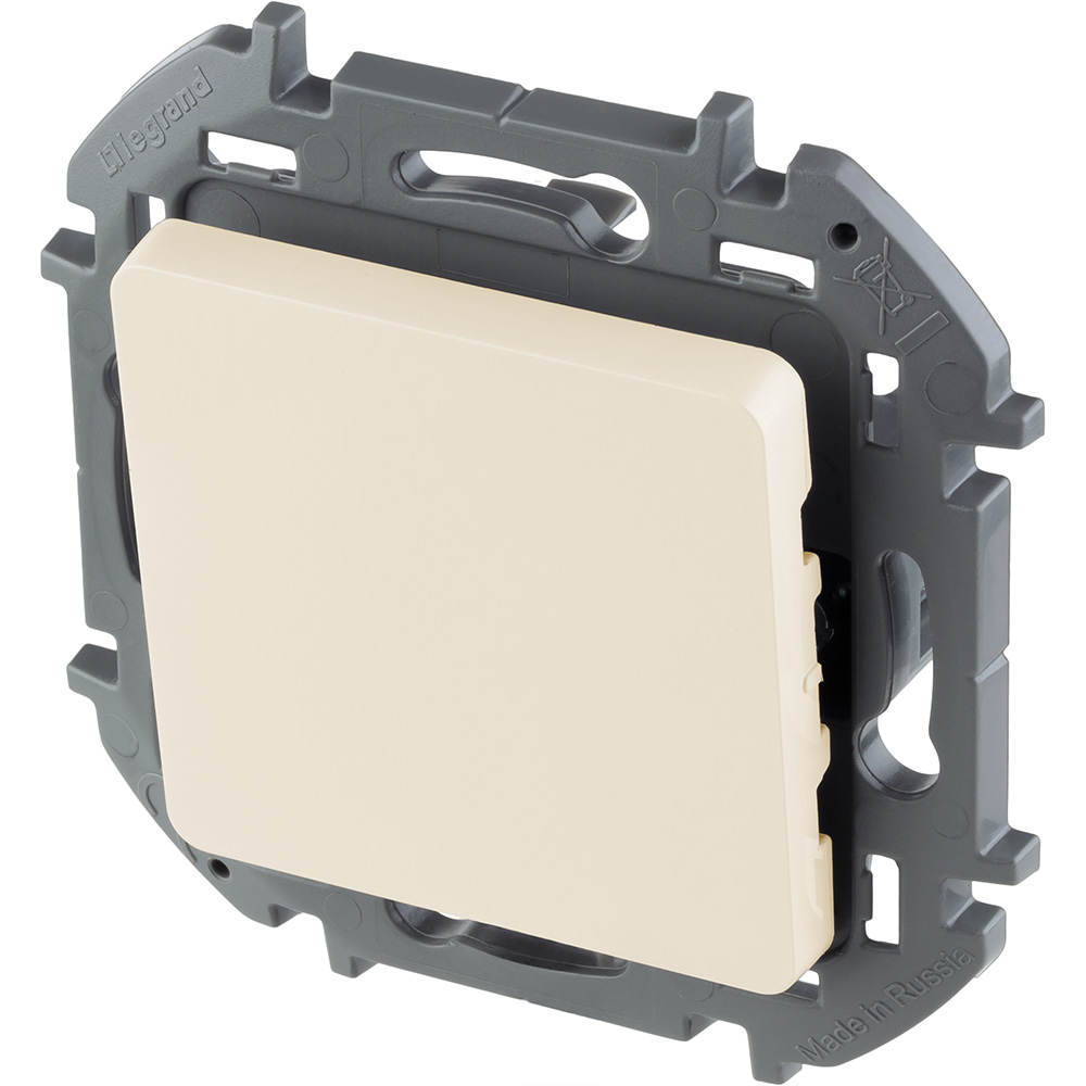 выключатель одноклавишный legrand inspiria 673601