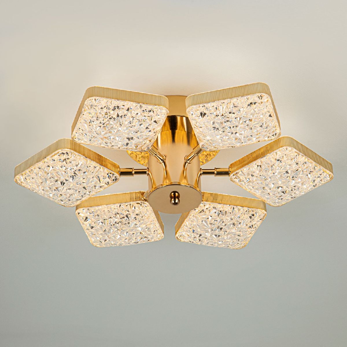 потолочная люстра led4u l8452-6