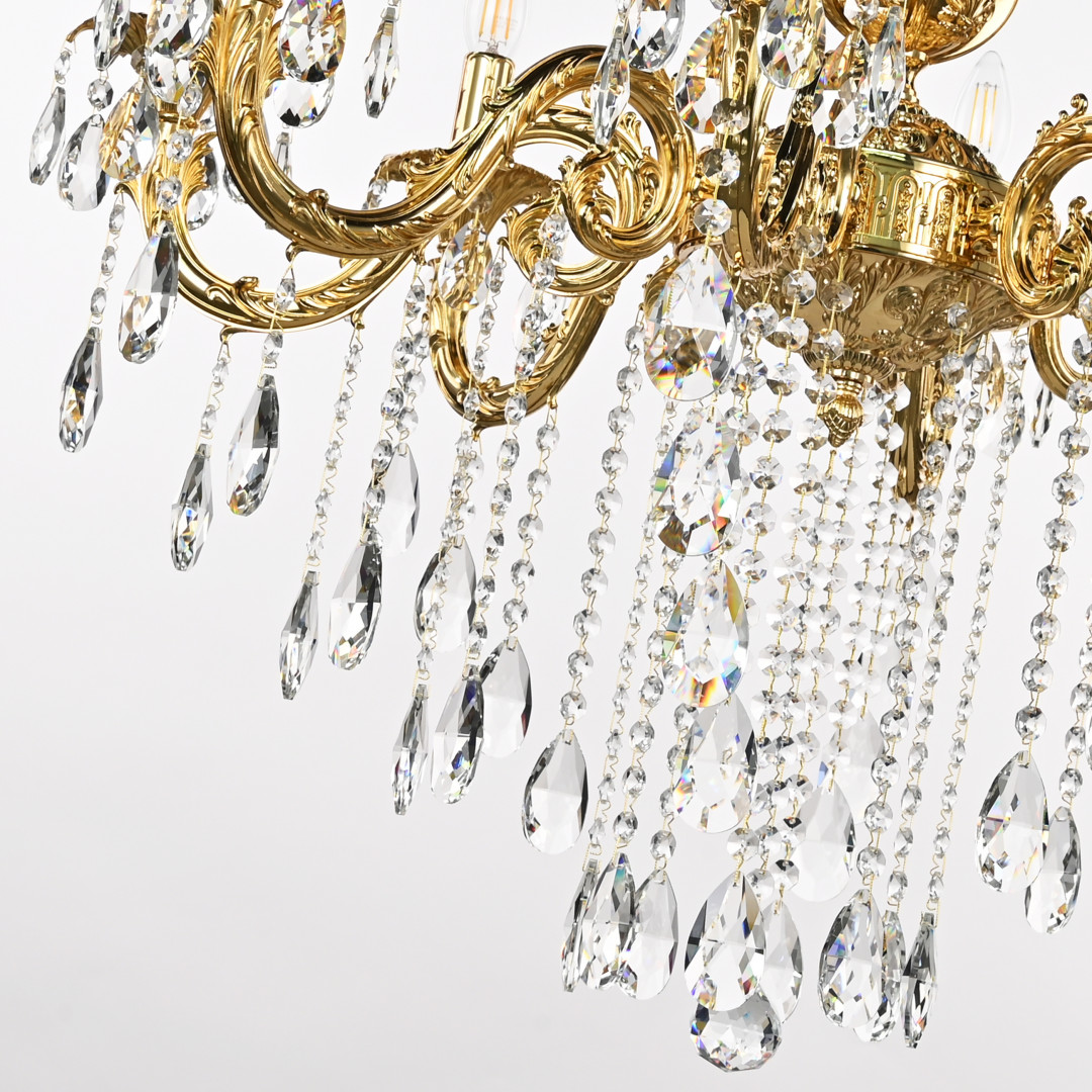 подвесная люстра bohemia ivele crystal al79101/8/250 b g