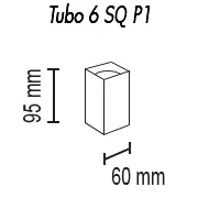 накладной светильник topdecor tubo6 sq p1 26