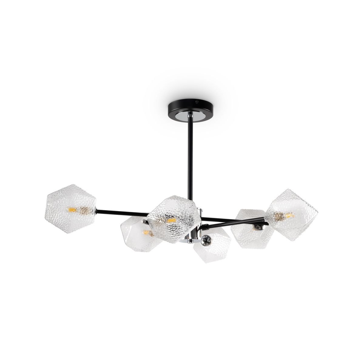 люстра на штанге freya floristic fr5328cl-06b