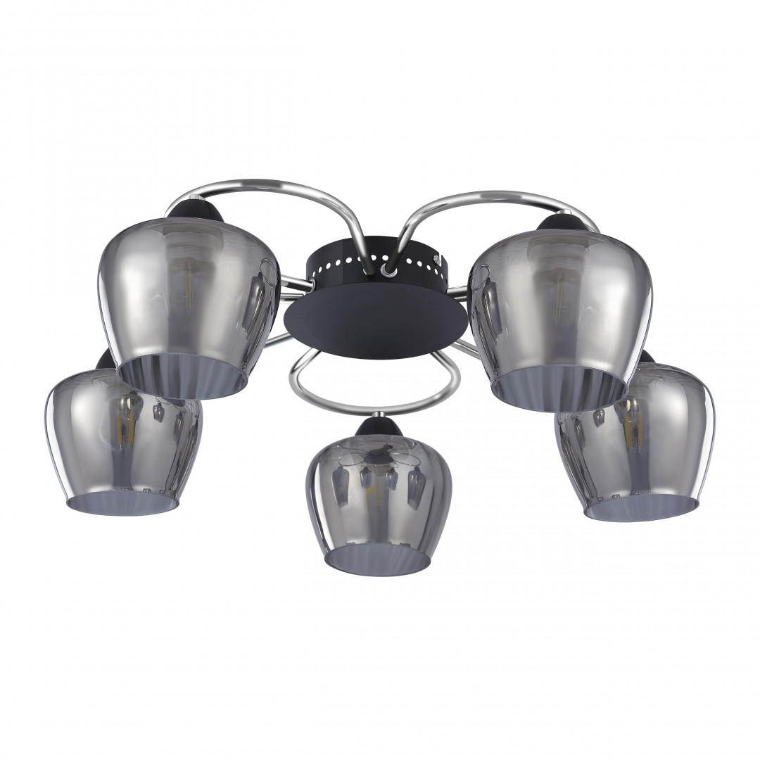 потолочная люстра arte milano amalfi 321508/5 cr+bk