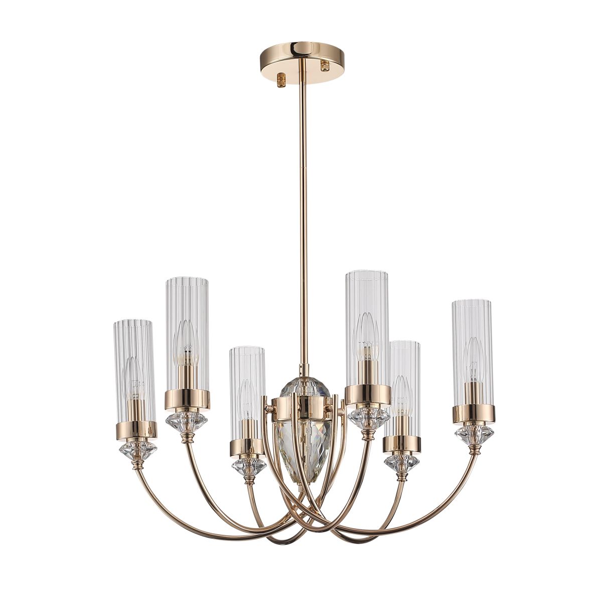 люстра на штанге st luce элегра sl1402.203.06