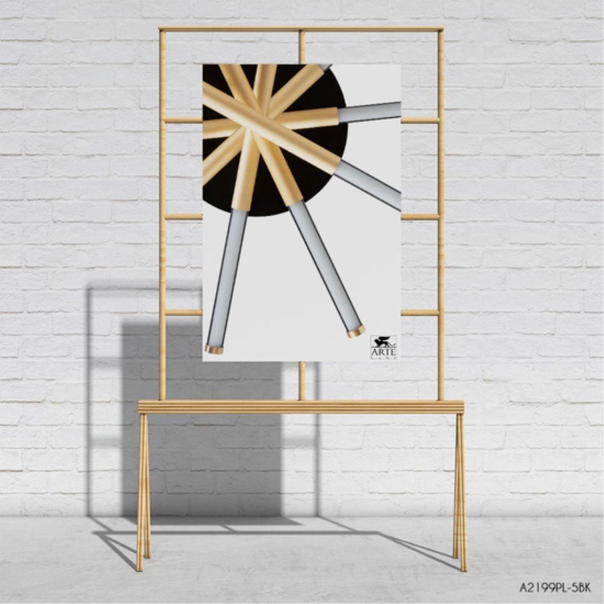 потолочная светодиодная люстра arte lamp fernando a2199pl-5bk