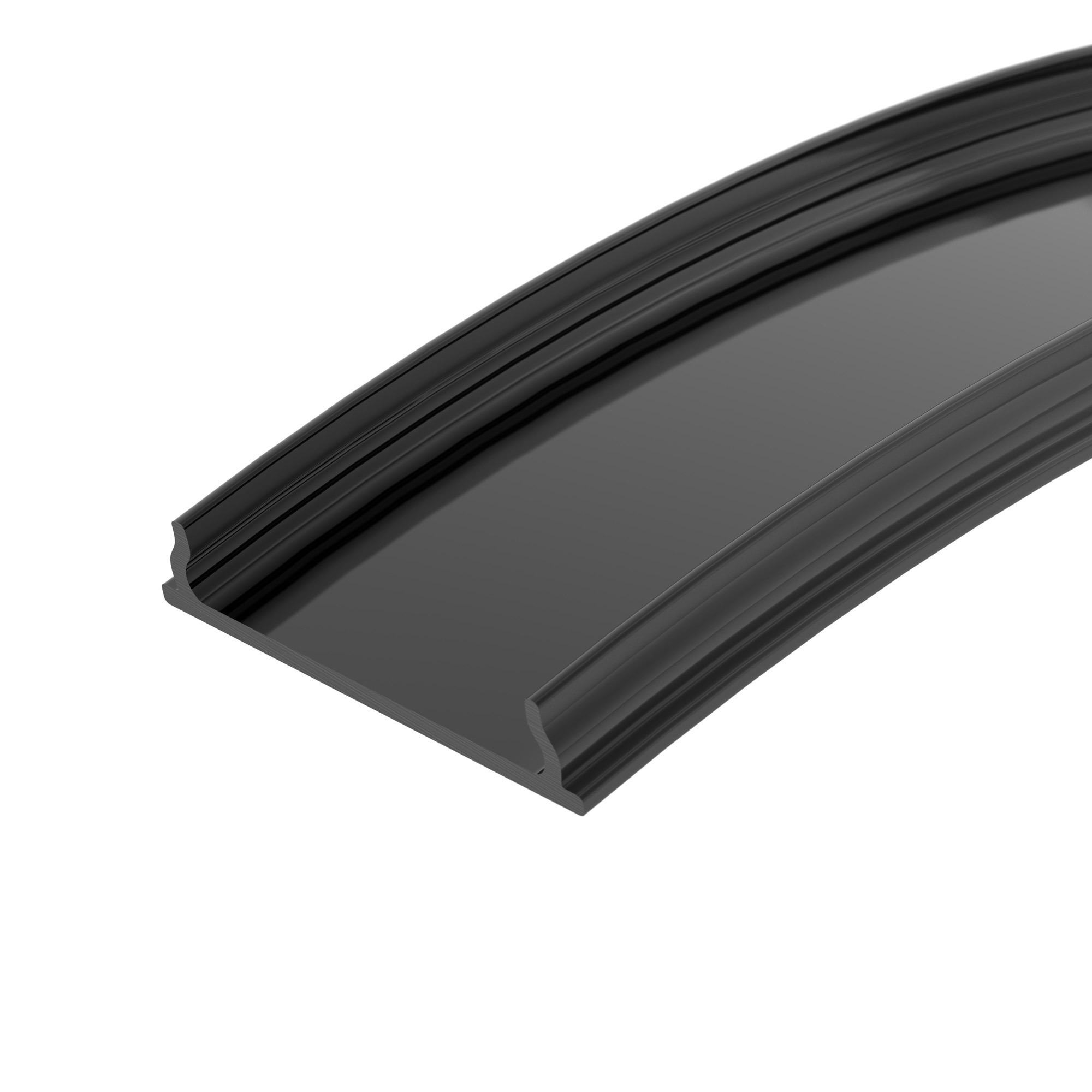 алюминиевый профиль arlight arh-bent-w18-2000 anod black 039588