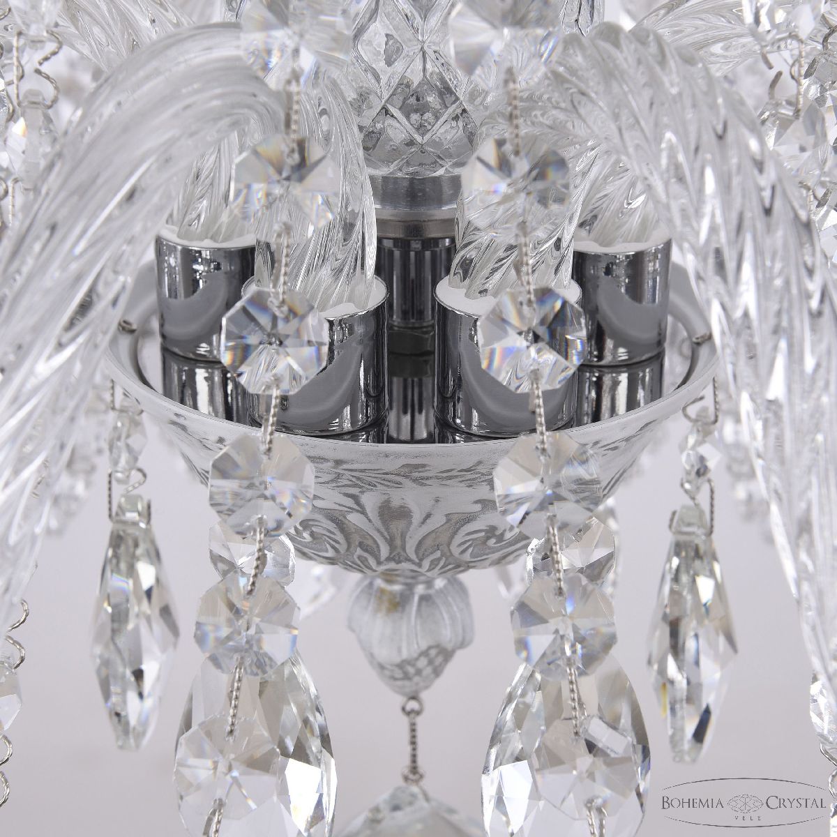 подвесная люстра bohemia ivele crystal al16302/6/160 wmn