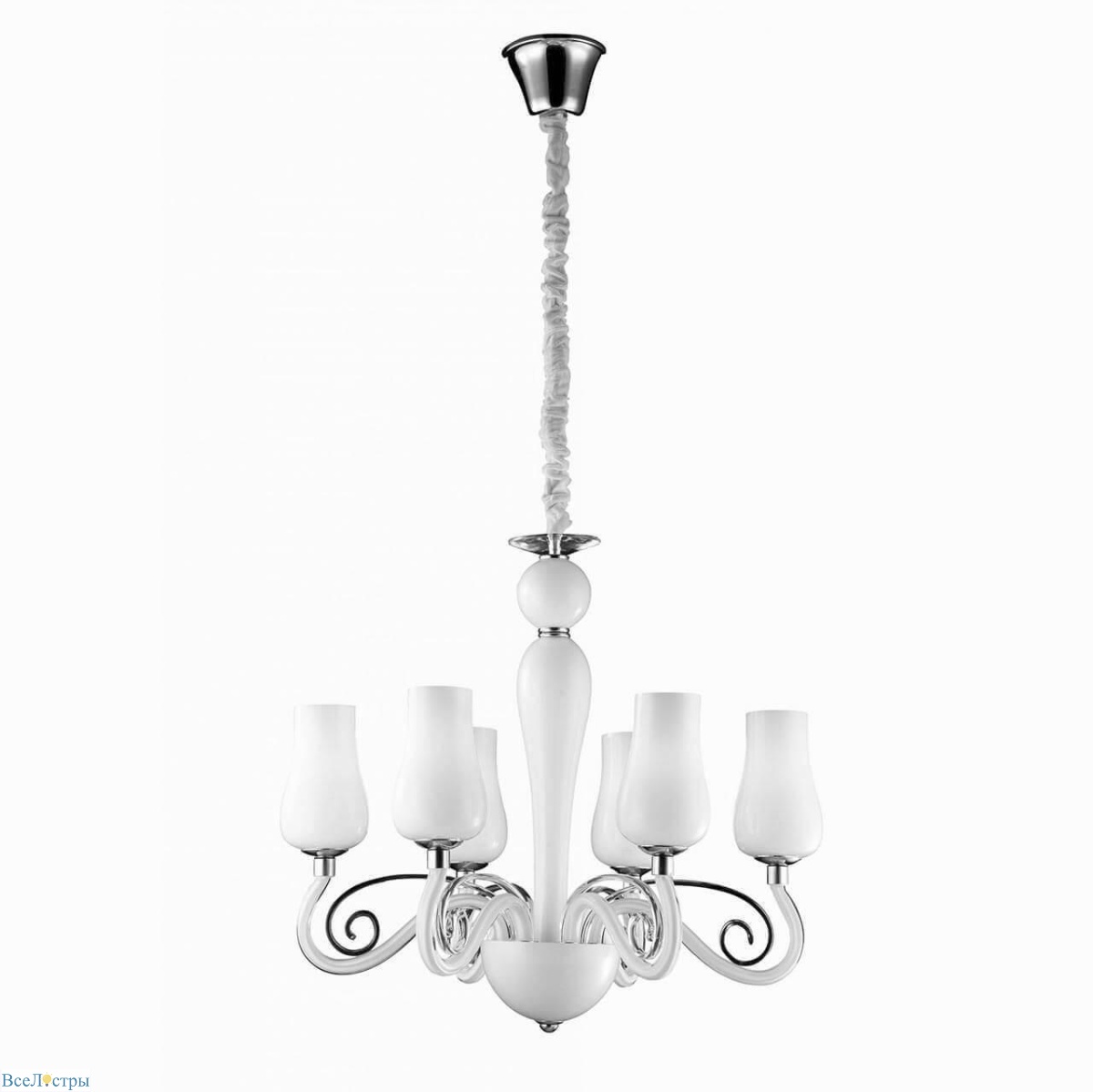 подвесная люстра arte lamp biancaneve a8110lm-6wh