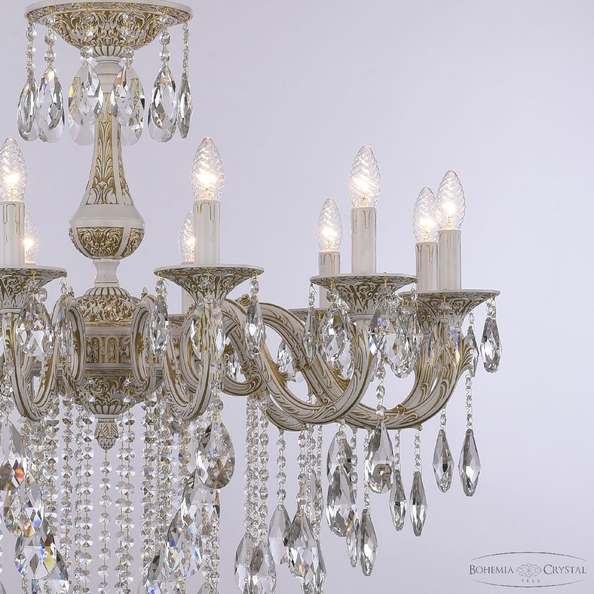 подвесная люстра bohemia ivele crystal 71101/12/300 b wmg