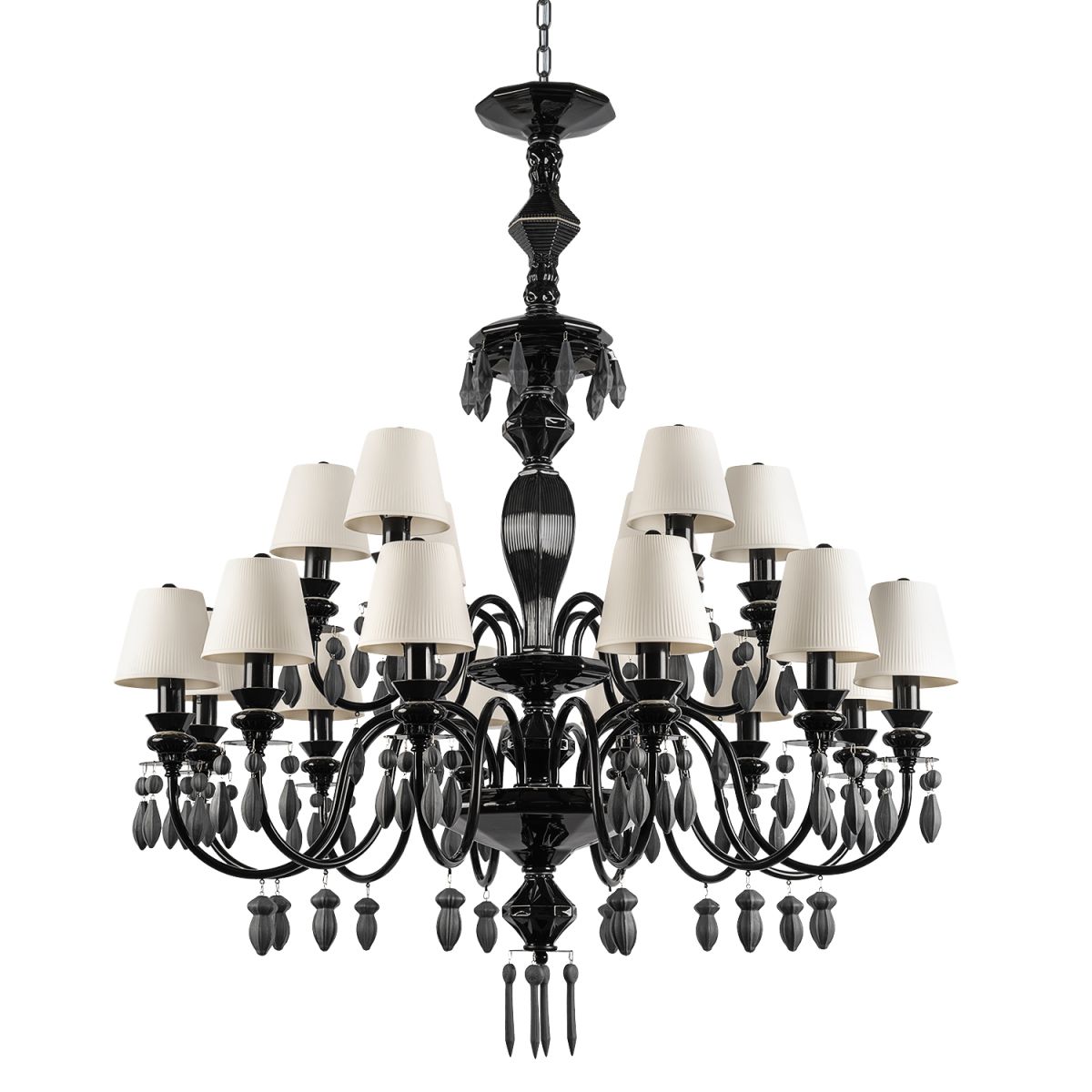 подвесная люстра loft it grace 10203/12+6 black