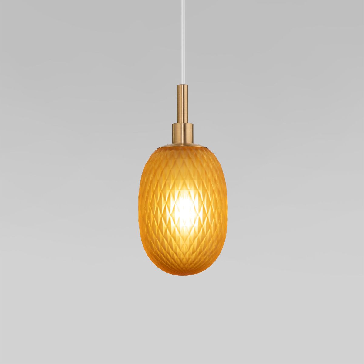 подвесной светильник eurosvet pineapple 50266/1 янтарный a066525