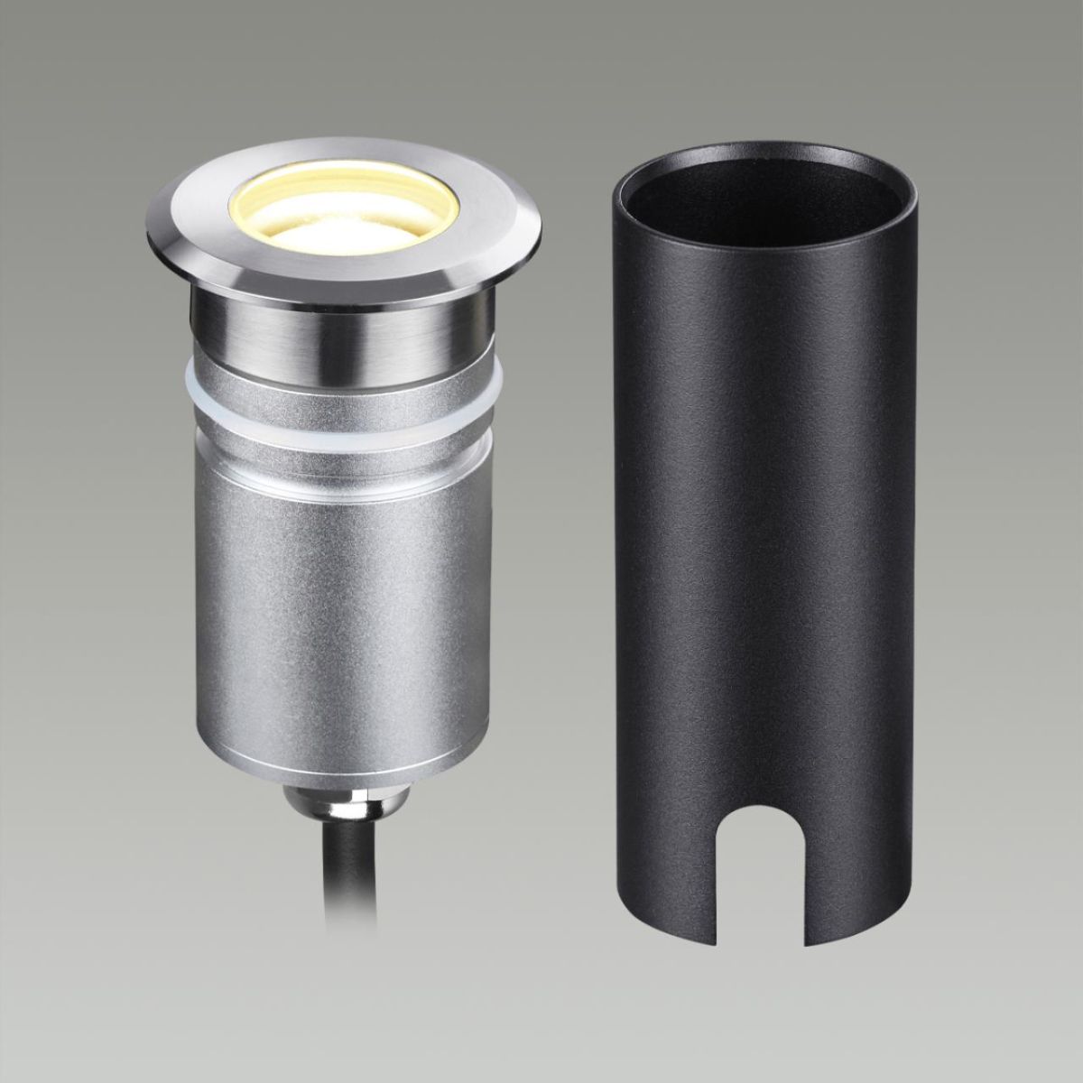 грунтовый встраиваемый светильник odeon light nature ingro 6660/1gl3