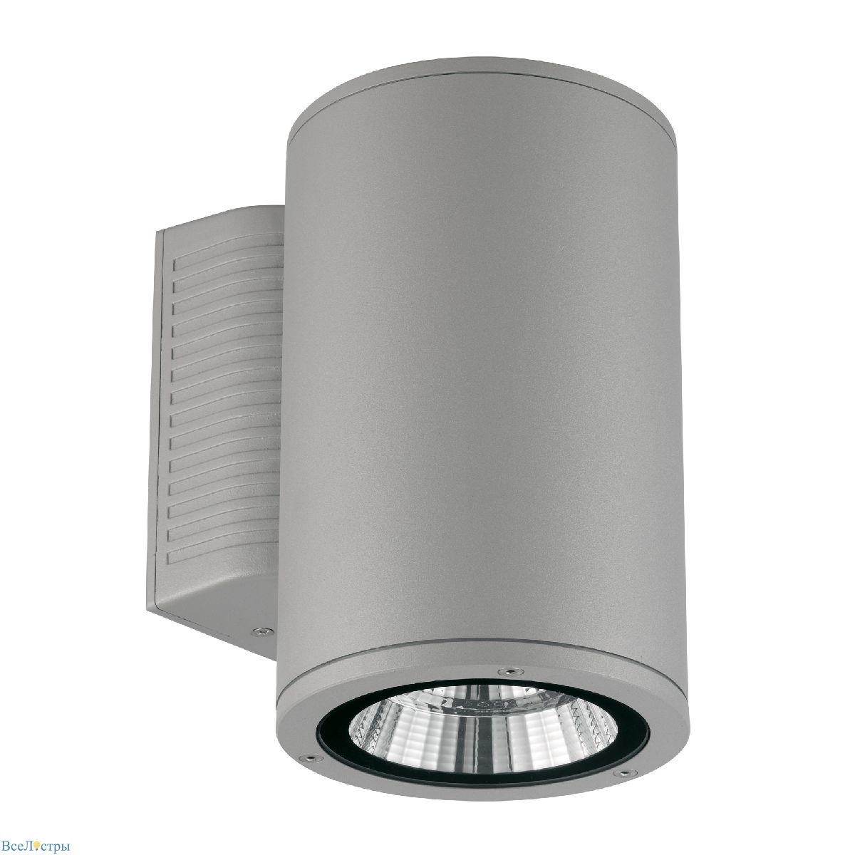 уличный настенный светильник uniel ulu-s21с-22w/2700k ip65 light grey ul-00011082