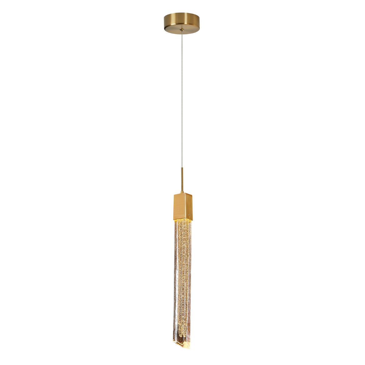 подвесной светильник delight collection od2510-1 gold/smoky
