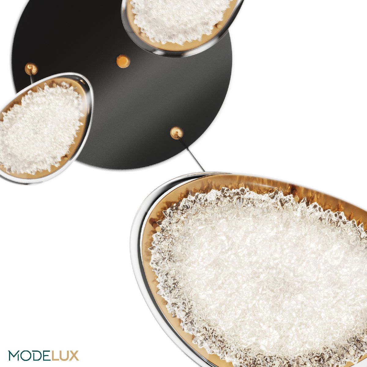 подвесной светильник modestyle ms.2326.3 bk