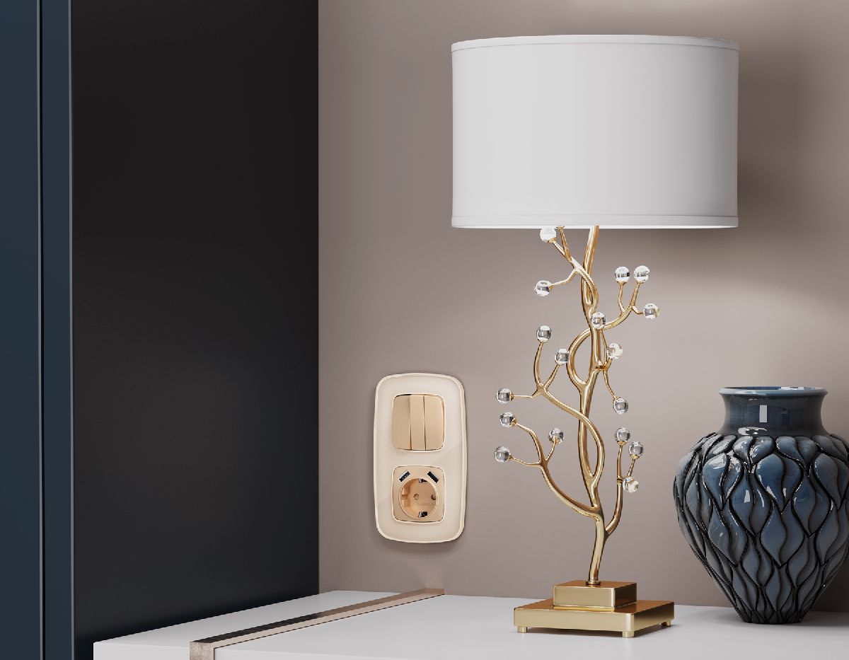 лицевая панель для выключателя трехклавишного ambrella volt omega op6050