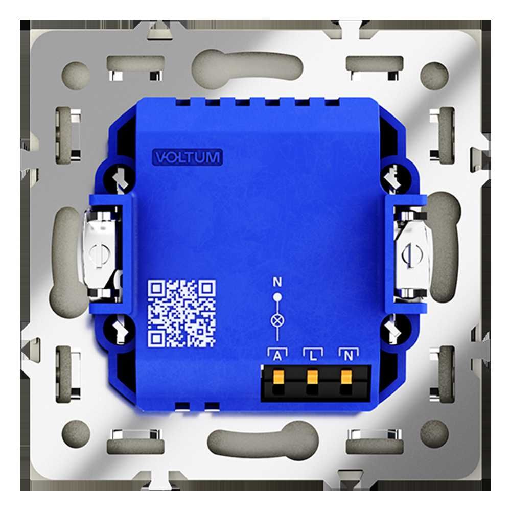 датчик движения встраиваемый voltum s70, (сталь) vls070505