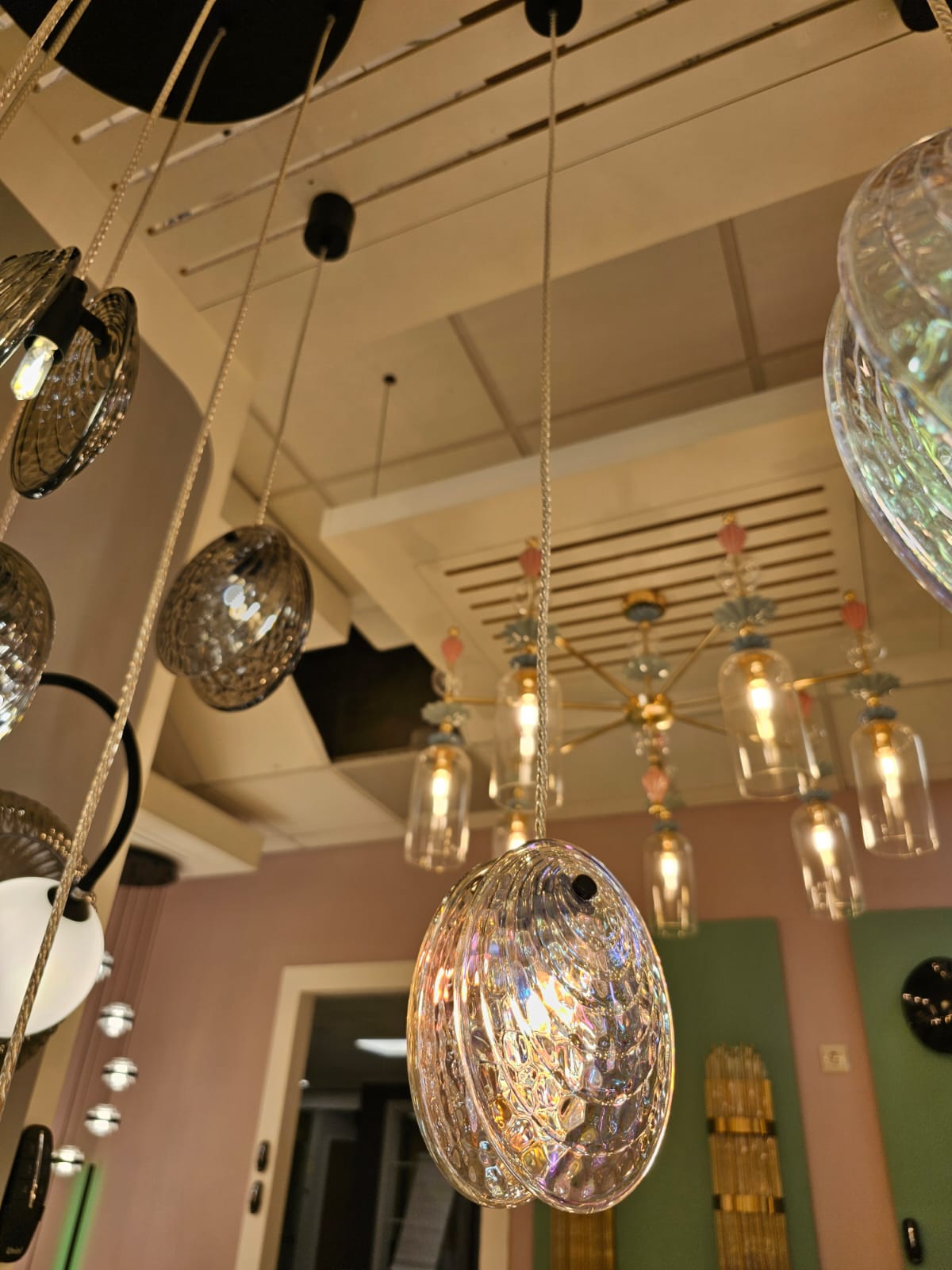 подвесной светильник odeon light mussels 5039/1a