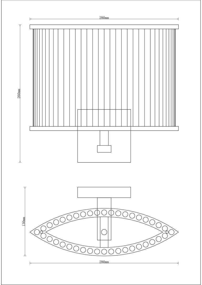 бра moderli sial v9071-1w