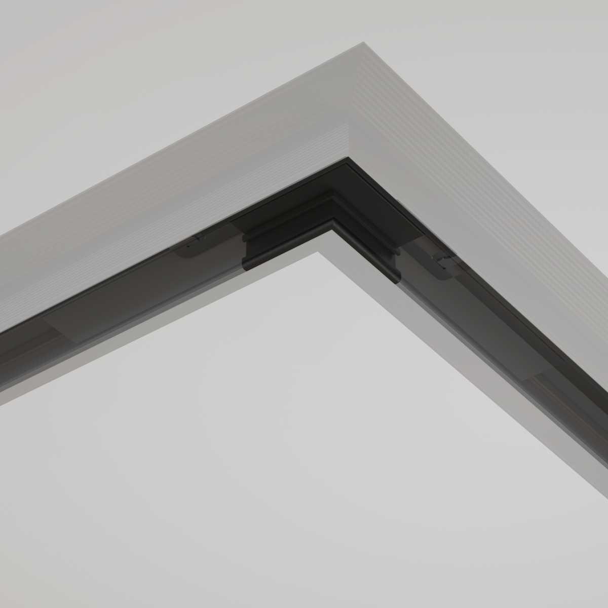 коннектор угловой maytoni technical tra172cl-12b