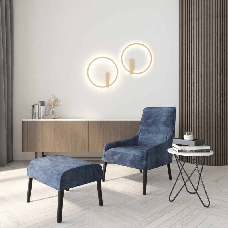 настенный светильник denkirs round dk5035-sg