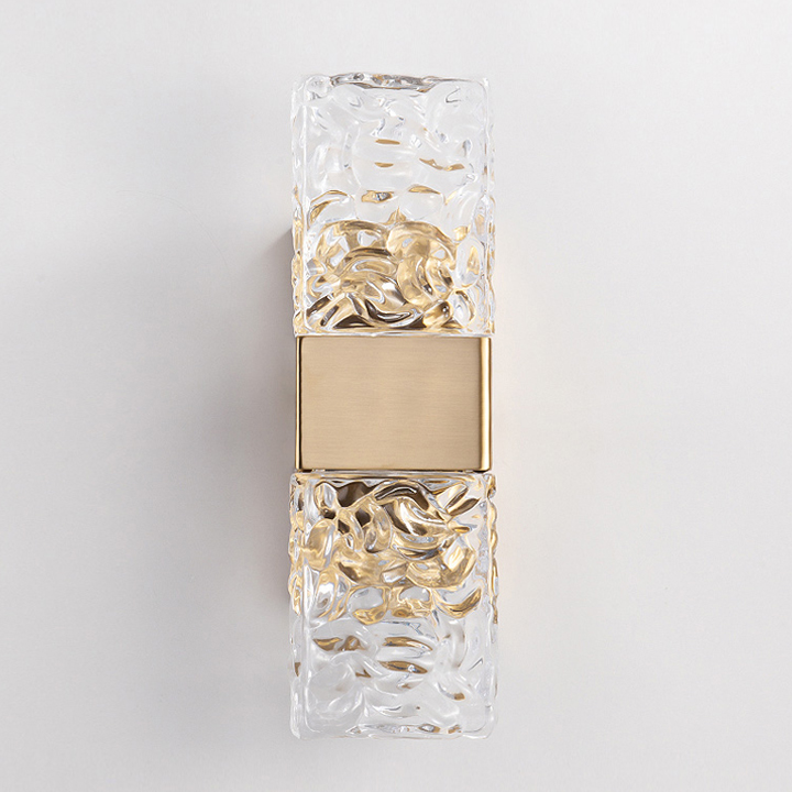 настенный светильник delight wall lamp 88068w gold/clear