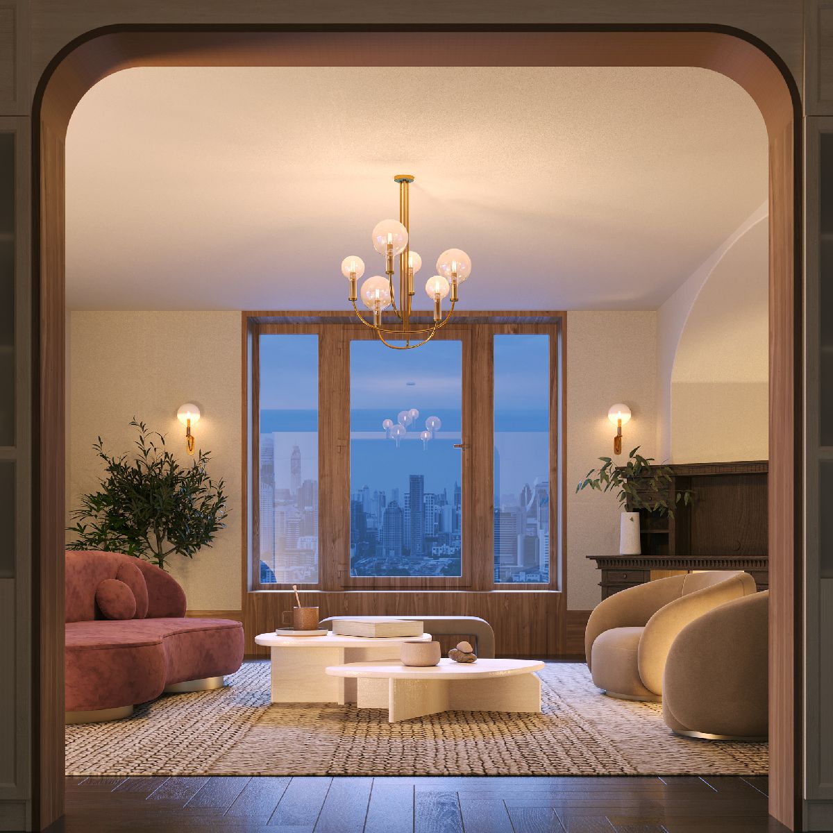 потолочная люстра maytoni status mod333pl-06bs1