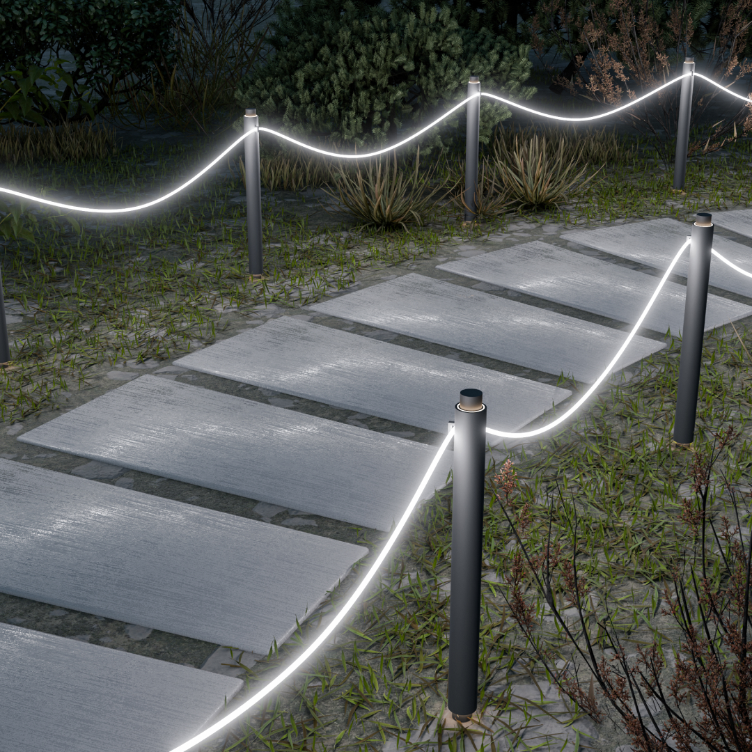 комплект светодиодного неона apeyron 220в, 6вт/м, 300лм/м, 6500к, smd 2835, 144д/м 10м, ip65, с аксессуарами (сетевой шнур, заглушка, крепеж - 10шт) 10-115