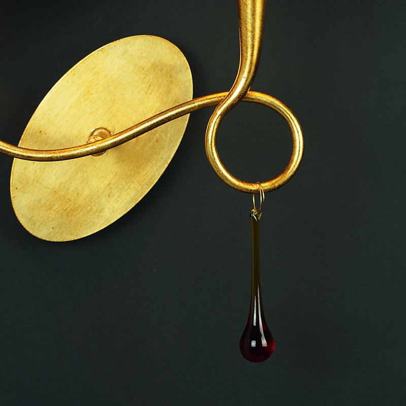 бра mantra paola painted gold 3547