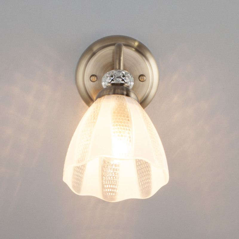 бра eurosvet 30155/1 античная бронза