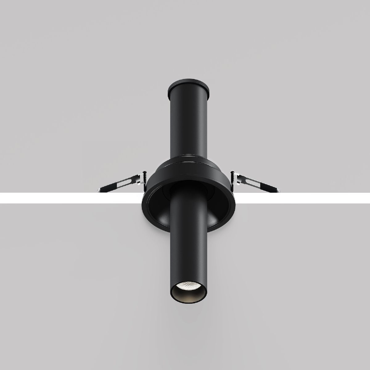 встраиваемый спот maytoni focus t c140rs-l200-7w4k-b