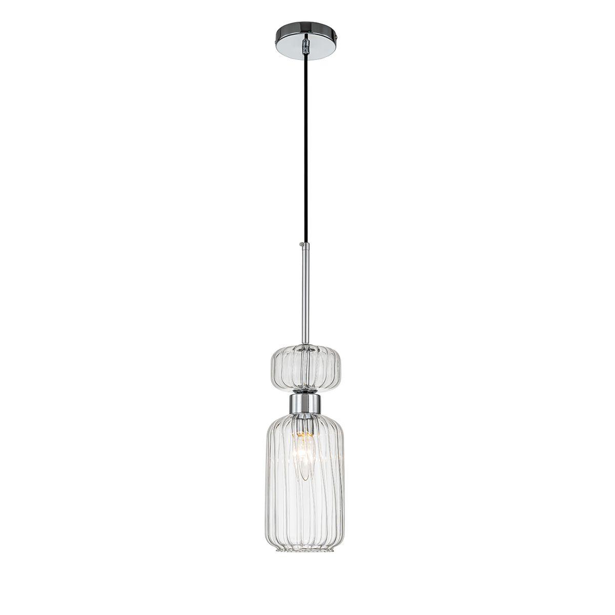 подвесной светильник escada gloss 1141/1s chrome/clear