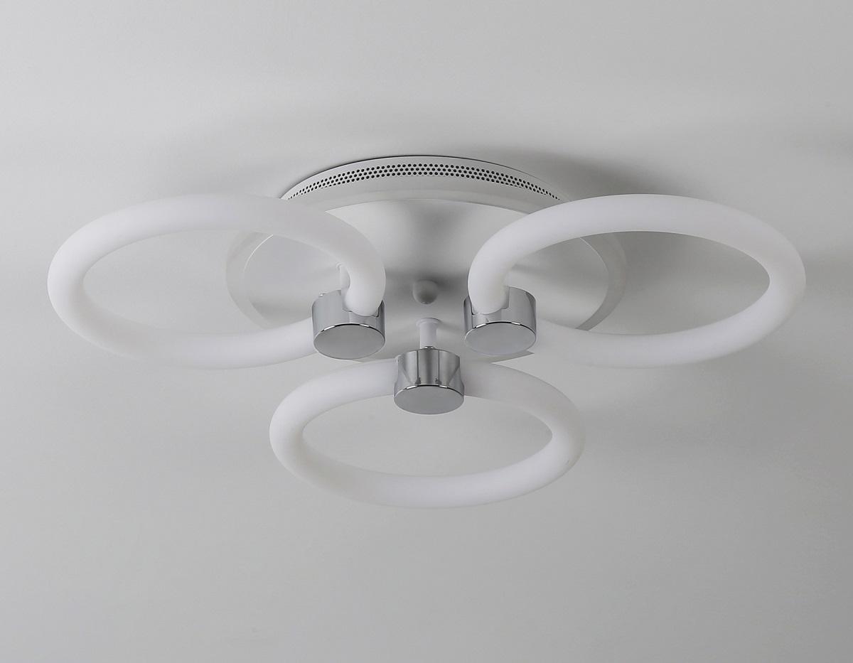 потолочная светодиодная люстра ambrella light acrylica original fa3838